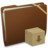 Brown Elastic Drop Box Icon